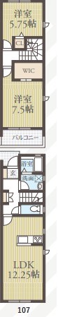 GS松田惣領 101号室 間取り