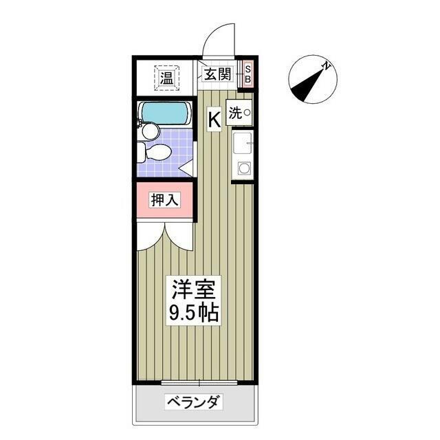 リュミエ本厚木 211号室 間取り