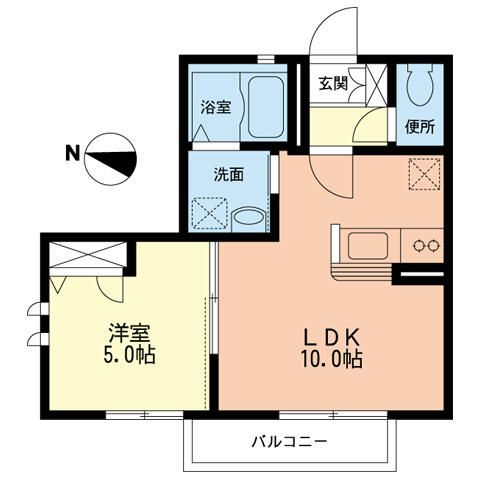 エーデルハイム 103号室 間取り
