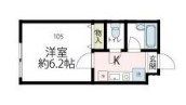 Ｖｉｌｌａ　５１０　Ｎｏ．５ A103号室 間取り