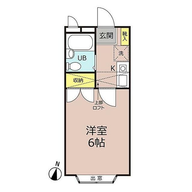クレアール茅ヶ崎Ⅰ 204号室 間取り
