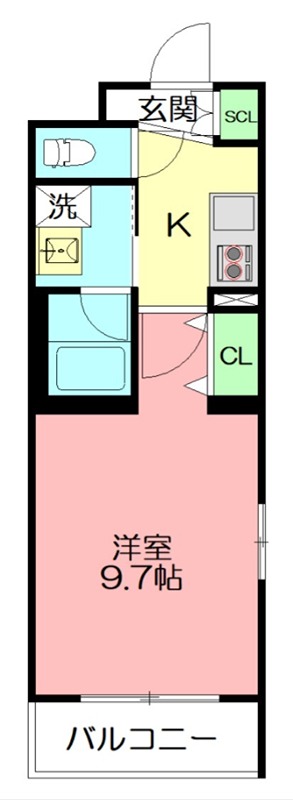 メゾンリヴェール 101号室 間取り