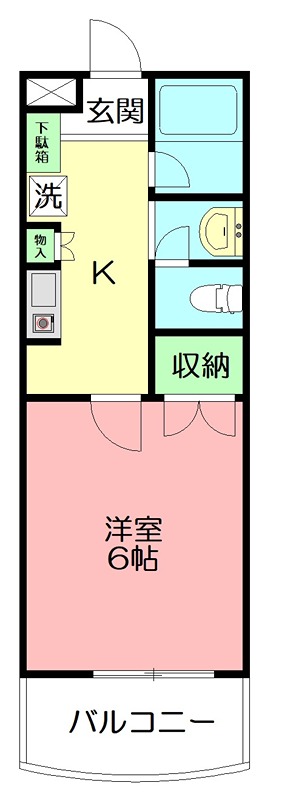 アンクレージュ 302号室 間取り