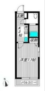 ミラージュ湘南 2F号室 間取り