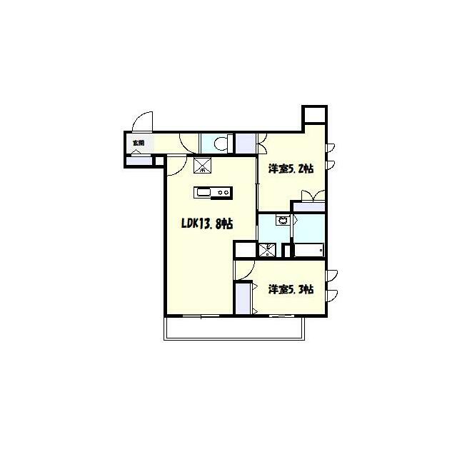 Ｐａｃｅ　Ｆｕｊｉｓａｗａ（パーチェ藤沢） 間取り