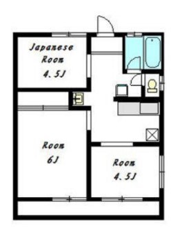 シティハイム湘南 203号室 間取り