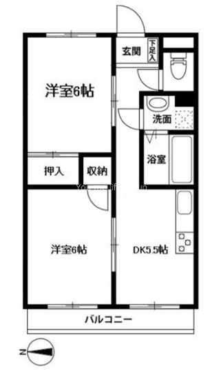 サンヒルズ東戸塚 間取り図