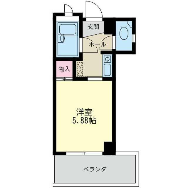 コスモＡｏｉ長後 301号室 間取り