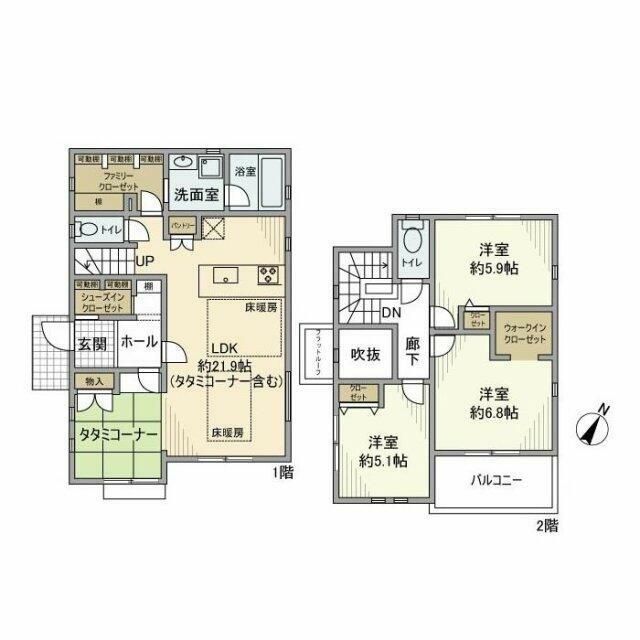 鳶尾戸建 間取り