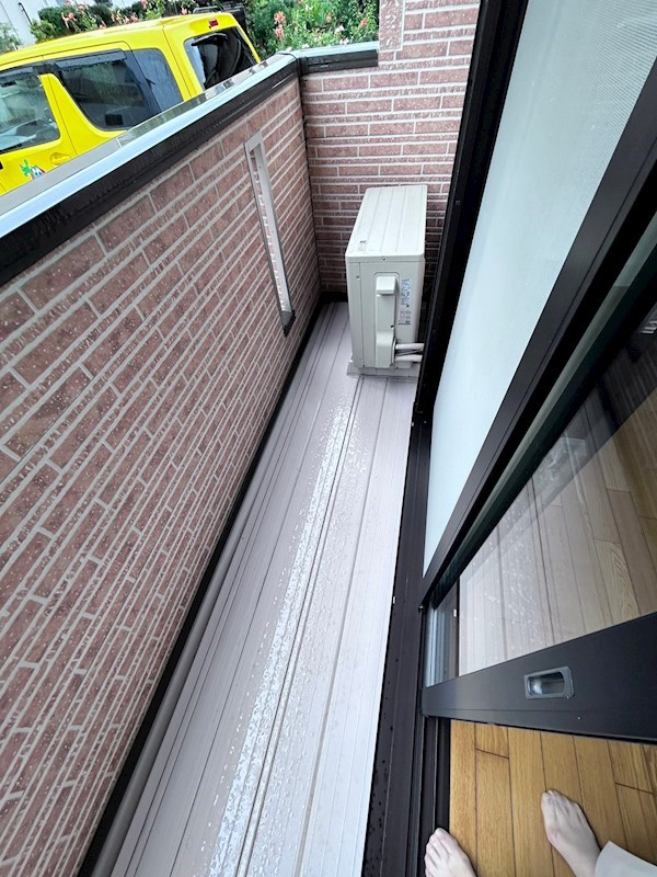 コーポシャンテメール ベランダ