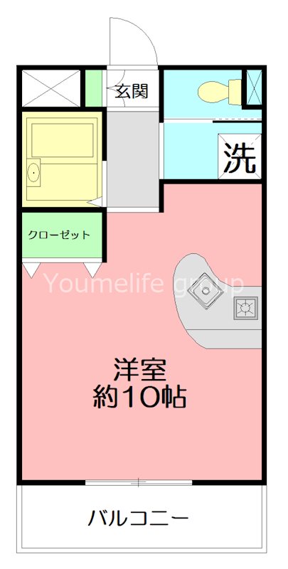 グランドール戸塚Ⅱ 201号室 間取り