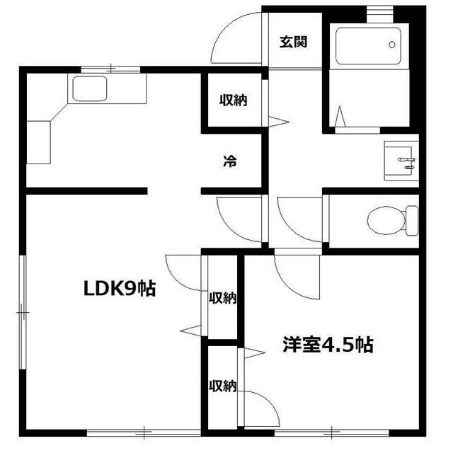 サンライズ和泉 201号室 間取り