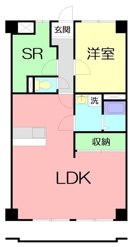 コート　菫野 302号室 間取り
