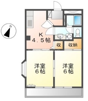 ビューバレー踊場 101号室 間取り