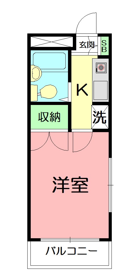 アーバンプライム海老名 201号室 間取り