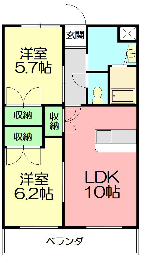 シィーエム・クイーン 303号室 間取り