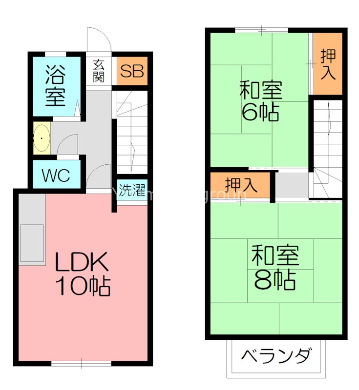 YouIハイツ  間取り図