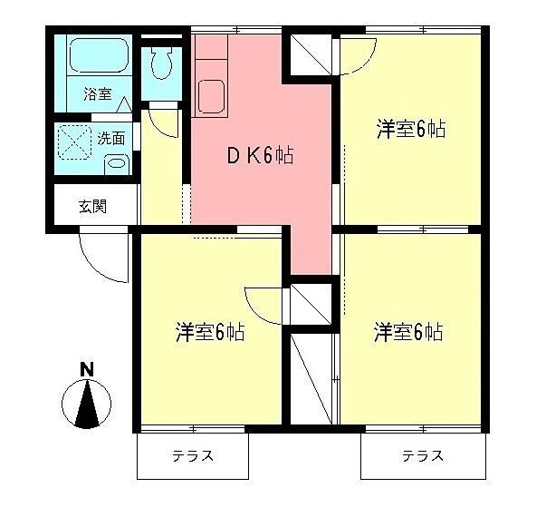ロイヤルパレスＡ 102号室 間取り
