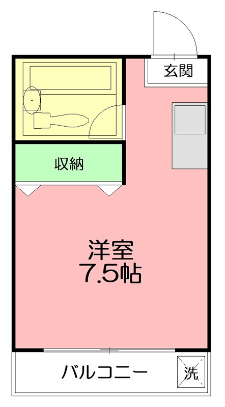 メゾン・ド・ブラン東海大学前 A305号室 間取り
