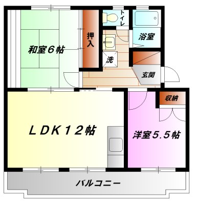 ハイツエスアール 301号室 間取り