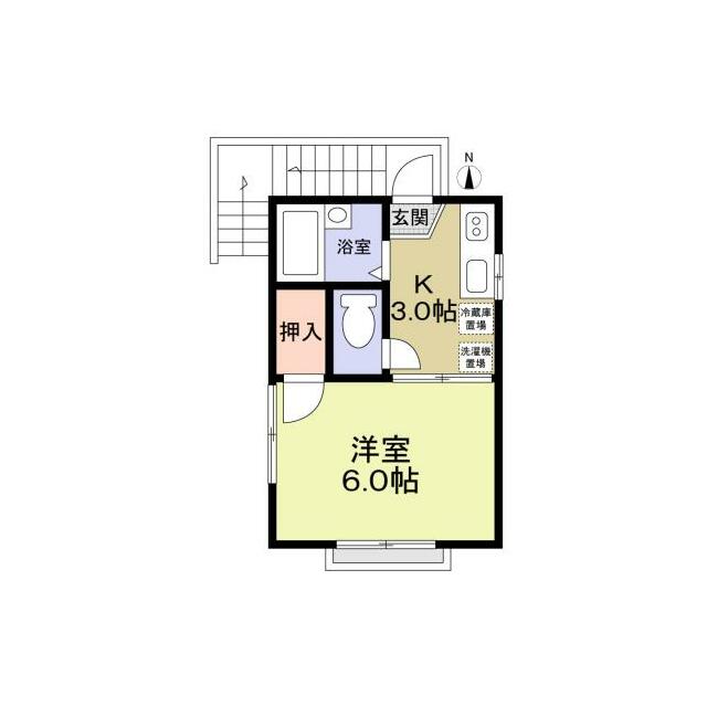 戸塚区平戸３丁目併用住宅 201号室 間取り