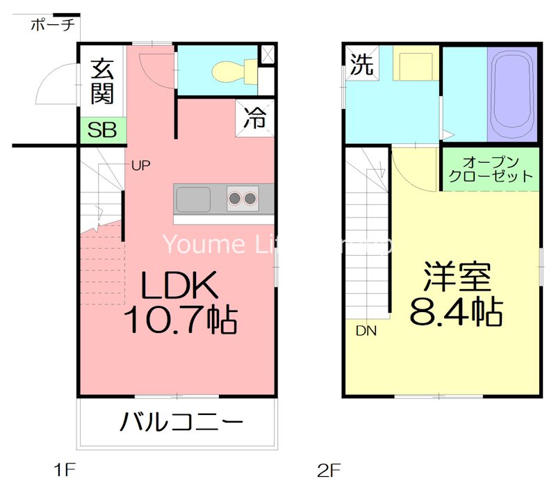 フォルストヴィラ鵠沼 105号室 間取り