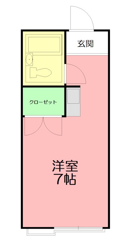 コーポ和田 101号室 間取り