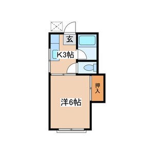 コーポオカベＡ 間取り