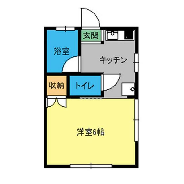 ドミールパピヨン 101号室 間取り