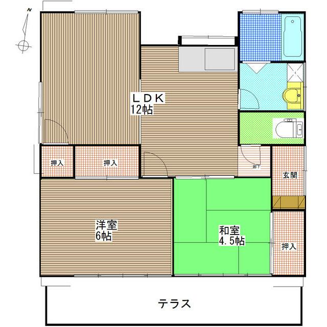 鈴木一戸建て　2号棟 間取り