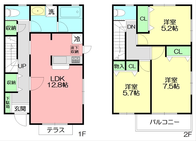 エトワール湘南台E棟 間取り