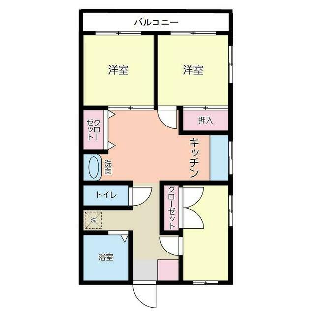 ハイツ飯山 202号室 間取り