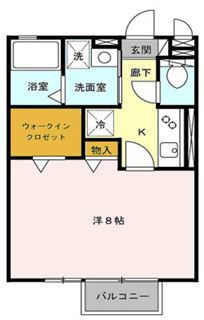 アゼリア 202号室 間取り