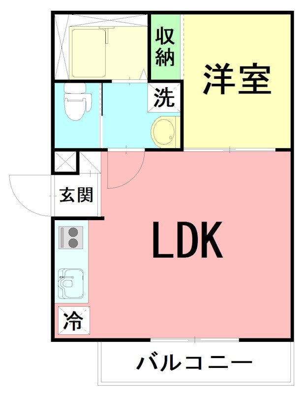 Fiore(フィオーレ) 302号室 間取り