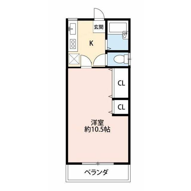 本厚木Ｓｏｌａｍａｃｈｉ　ＩＩＤＡ５ 202号室 間取り