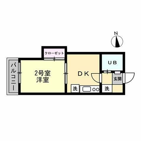 ヴィラトーヨー平塚 102号室 間取り