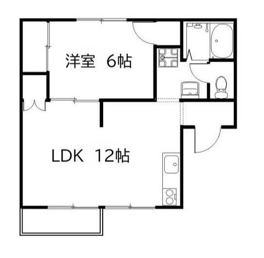 ハイムデパウゼ 102号室 間取り