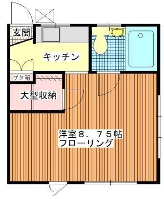 ＭＫコーポ 201号室 間取り
