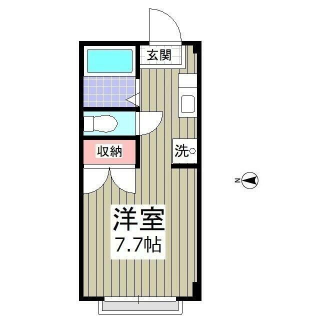 リエス厚木金田 305号室 間取り