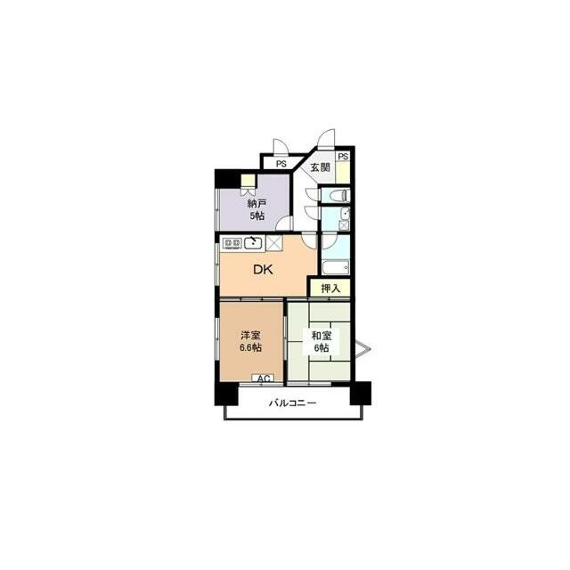 ピア八千代町 401号室 間取り