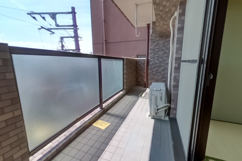 ピア八千代町 ベランダ