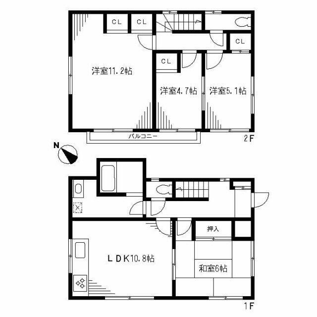 岩瀬戸建 間取り