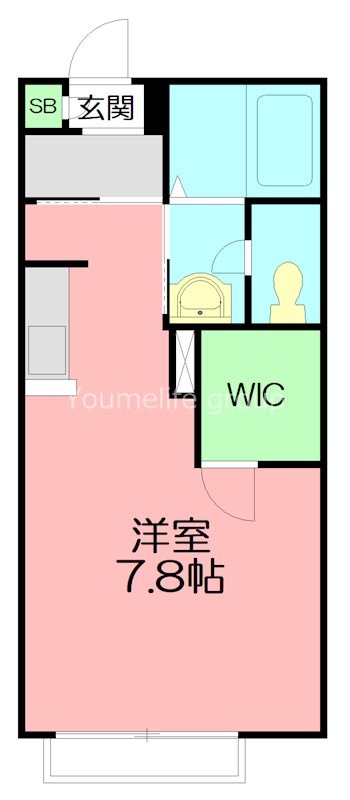 アンダンテ 203号室 間取り