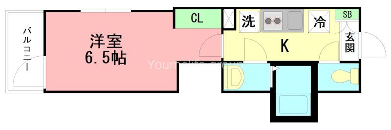 ＭＥＬＤＩＡ高座渋谷Ⅳ 101号室 間取り