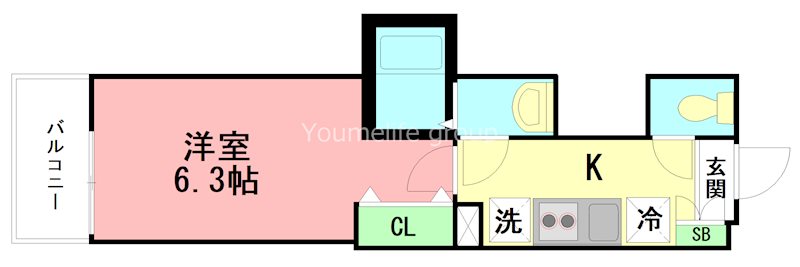 ＭＥＬＤＩＡ高座渋谷Ⅳ 304号室 間取り