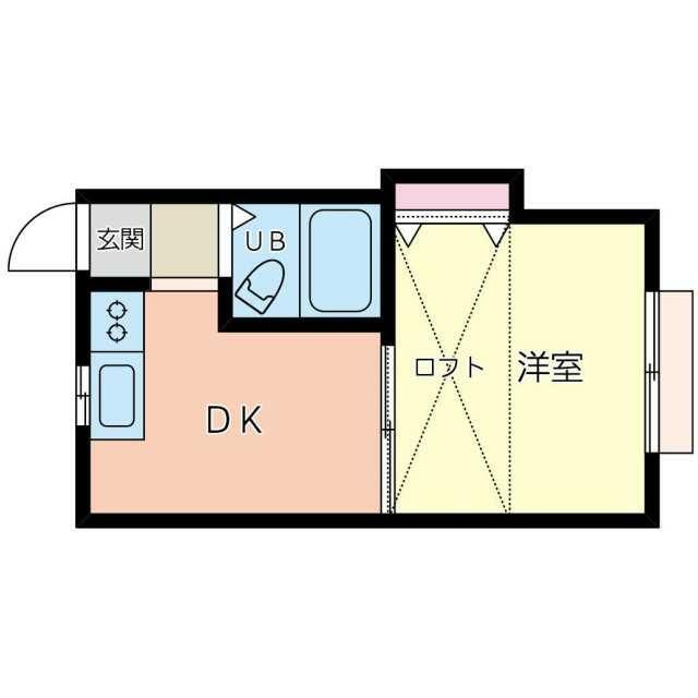 カーサ香川 102号室 間取り