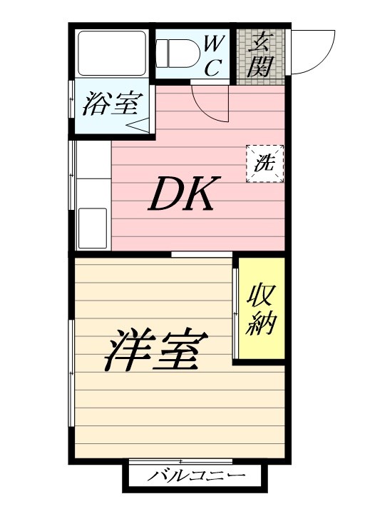 コーポ司第一 101号室 間取り