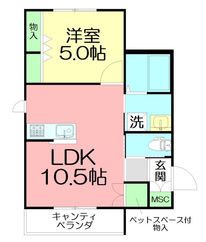 湘南の家 301号室 間取り
