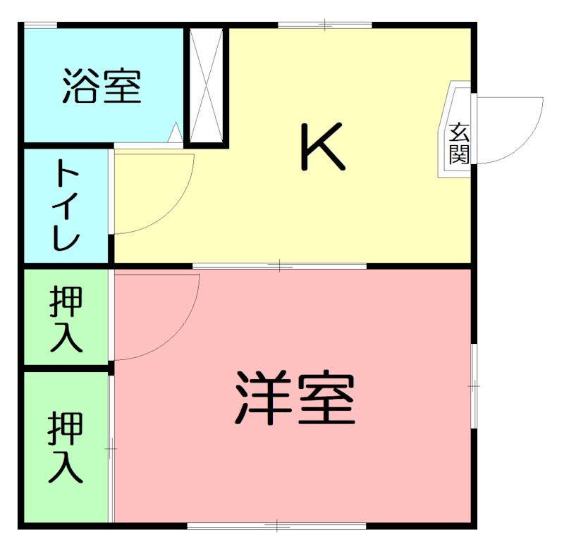 メゾンドソレイユ 101号室 間取り
