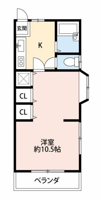 本厚木Ｓｏｌａｍａｃｈｉ　ＩＩＤＡ５ 101号室 間取り